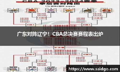 广东对阵辽宁！CBA总决赛赛程表出炉